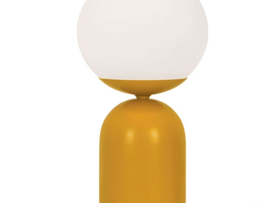 Φωτιστικό Επιτραπέζιο Erietta 4296202 Φ14,5x31,5cm 1xE14 10W White-Yellow Viokef