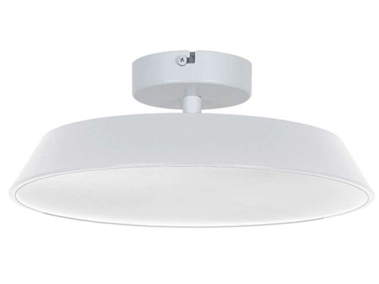 Φωτιστικό Οροφής - Πλαφονιέρα Flat 4296900 Φ34x9,8cm Led 1800lm 22W 3000K White Viokef