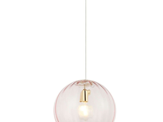Φωτιστικό Οροφής Diana 4294302 Φ30x150cm 1xE27 40W Pink-Gold Viokef