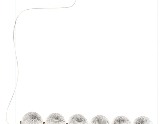 Φωτιστικό Οροφής - Ράγα Pellucid 4297800 82x112cm Led 2033lm 23W 3000K Clear-Bronze Viokef