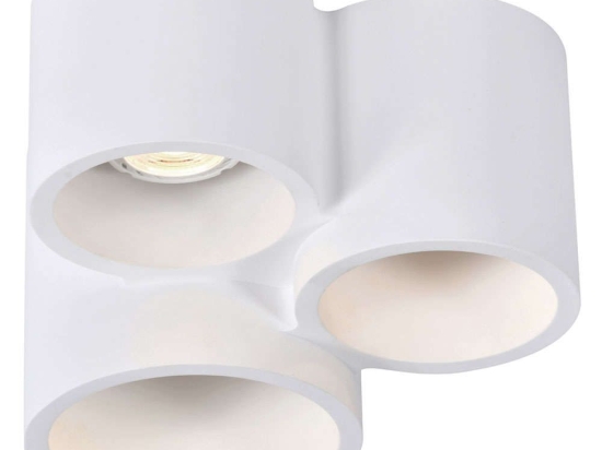Φωτιστικό Οροφής - Σποτ Phenix 4277400 20x14cm 3xGU10 35W White Viokef