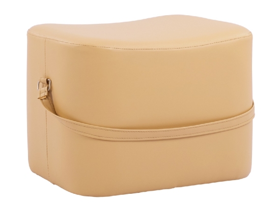 ΣΚΑΜΠΟ BEATE ΜΕ PU ΣΕ ΑΠΟΧΡΩΣΗ APRICOT HM8630.89 50x34x35Υ εκ.