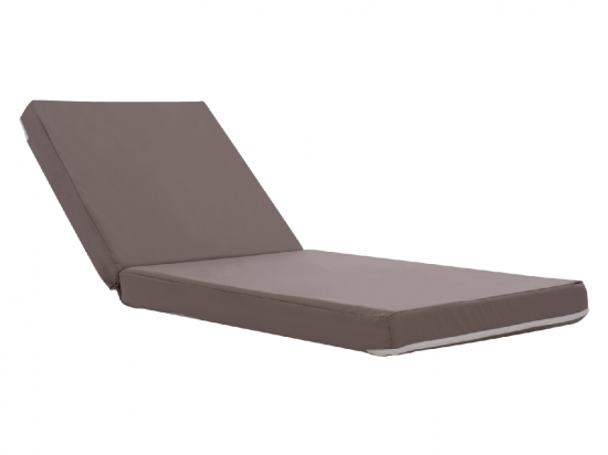 ΜΑΞΙΛΑΡΙ ΞΑΠΛΩΣΤΡΑΣ POLYESTER SIFNOS ΓΚΡΙ HM11235.10P 190x70x11 εκ.