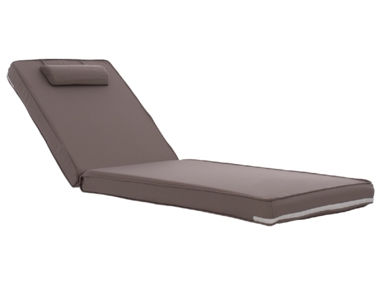 ΜΑΞΙΛΑΡΙ ΞΑΠΛΩΣΤΡΑΣ POLYESTER CHIOS ΓΚΡΙ HM11236.10P 196(117+1+78)x58x9εκ.