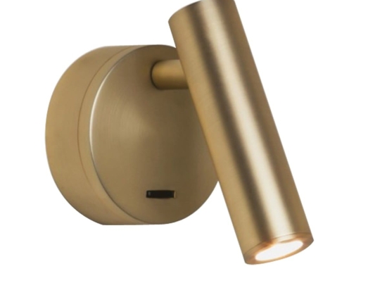 Φωτιστικό Τοίχου-Απλίκα Led Brass VK/04152/WA/BS/W VKLed Αλουμίνιο