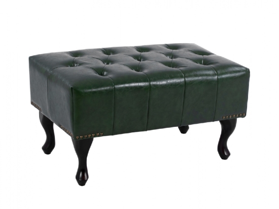 ΤΑΜΠΟΥΡΕ ΥΠΟΠΟΔΙΟ T.CHESTERFIELD EMMA HM226.08 PU ΚΥΠΑΡΙΣΣΙ-ΜΑΥΡΑ ΠΟΔΙΑ 80x45x39Yεκ.