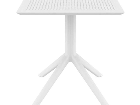Τραπέζι Sky 20.0252 White 70X70X74εκ. Siesta