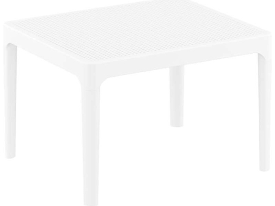 Τραπέζι Sky Side 20.0258 White 50Χ60Χ40εκ. Siesta