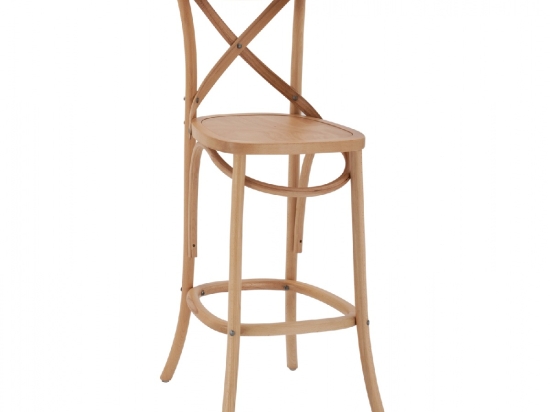 ΣΚΑΜΠΟ ΞΥΛΙΝΟ GIOLIANA HM8750.05 ΟΞΙΑ DARK HONEY ΜΕ PΟLYWOOD ΚΑΘΙΣΜΑ 46x46x102Υεκ.
