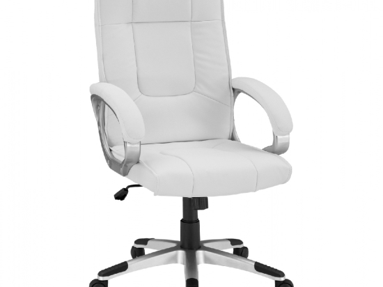 ΚΑΡΕΚΛΑ ΓΡΑΦΕΙΟΥ CHANDER HM1092.02 ΛΕΥΚΗ 63x66x116 εκ.