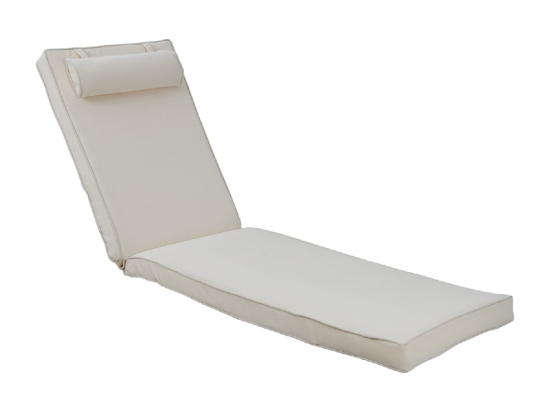 ΜΑΞΙΛΑΡΙ ΞΑΠΛΩΣΤΡΑΣ POLYESTER CHIOS ΜΠΕΖ HM11236.01P 196(117+1+78)x58x9εκ.