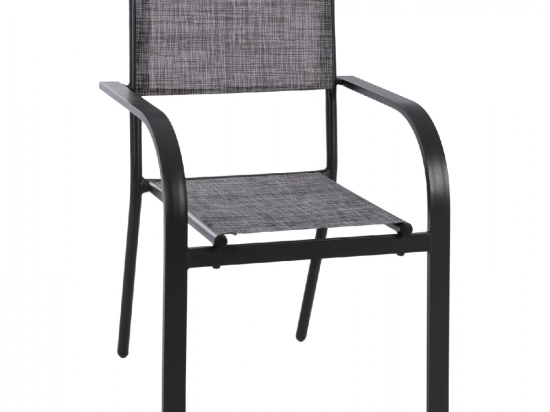 ΠΟΛΥΘΡΟΝΑ ΑΛΟΥΜΙΝΙΟΥ PRESLEY ΓΚΡΙ HM5765.01 TEXTILINE ΓΚΡΙ 57x58x88 εκ.