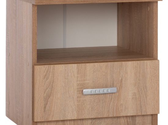 ΚΟΜΟΔΙΝΟ ΜΕ ΣΥΡΤΑΡΙ ADLER SONAMA OAK HM2431.01 45x40x48 εκ.