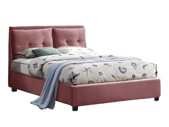 ΚΡΕΒΑΤΙ BILLIE ΜΕ ΒΕΛΟΥΔΟ ΣΑΠΙΟ ΜΗΛΟ HM551.12 160Χ200