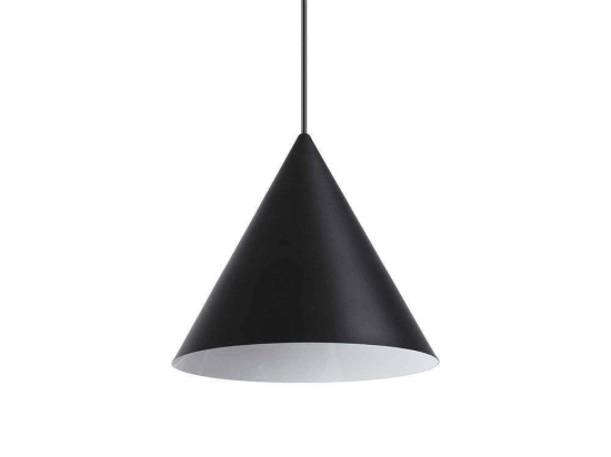 Φωτιστικό Οροφής A-line 232744 30x33/242cm 1xE27 60W Black Ideal Lux