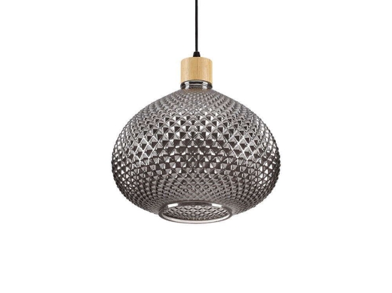 Φωτιστικό Οροφής Bergen-3 238920 30x39/242cm 1xE27 60W Silver Ideal Lux