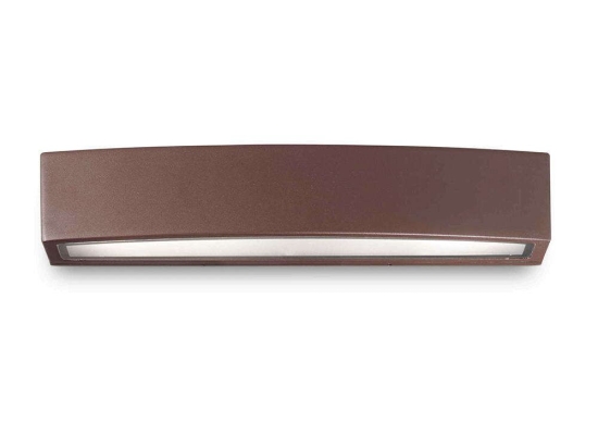 Φωτιστικό Τοίχου-Απλίκα Andromeda 163550 45x9,5x8cm 2xE27 60W Coffee Ideal Lux