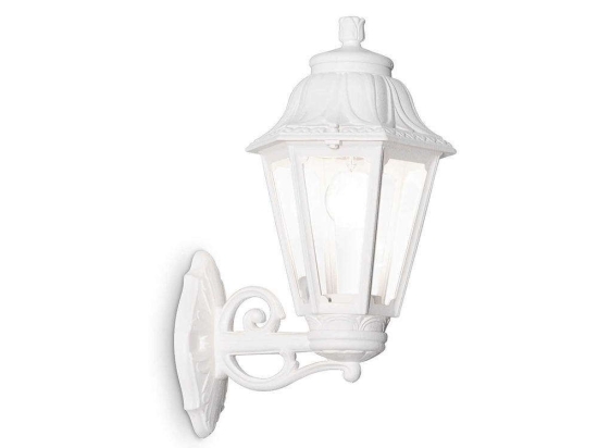Φωτιστικό Τοίχου-Απλίκα Anna 120423 22x27,5x45cm 1xE27 23W White Ideal Lux