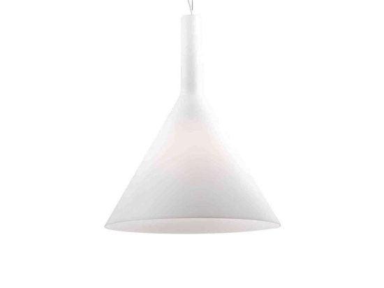Φωτιστικό Οροφής Cocktail 074313 35x54/263cm 1xE27 60W White Ideal Lux