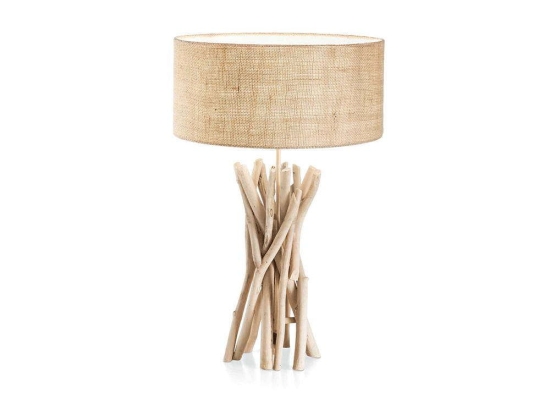 Φωτιστικό Επιτραπέζιο Driftwood 129570 40x52cm 1xE27 60W Beige Ideal Lux