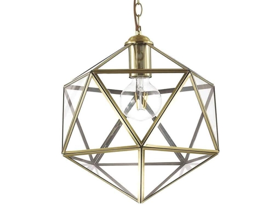 Φωτιστικό Οροφής Deca 168869 50x92/172cm 1xE27 60W Gold Ideal Lux