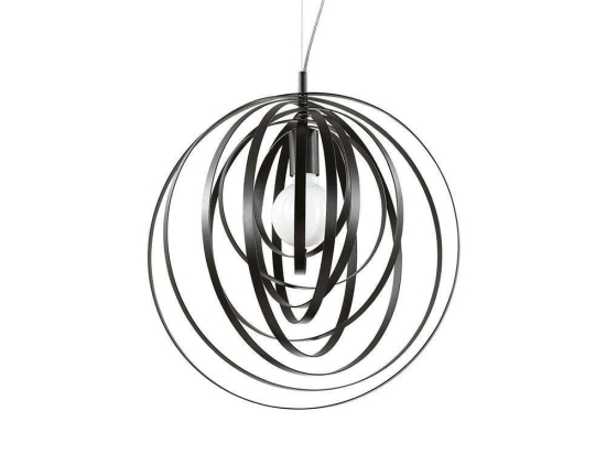Φωτιστικό Οροφής Disco 114262 46x50/259cm 1xE27 60W Black Ideal Lux