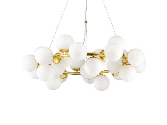 Φωτιστικό Οροφής Dna 208398 70,5x28,5/237,5cm 25xG9 15W White Ideal Lux