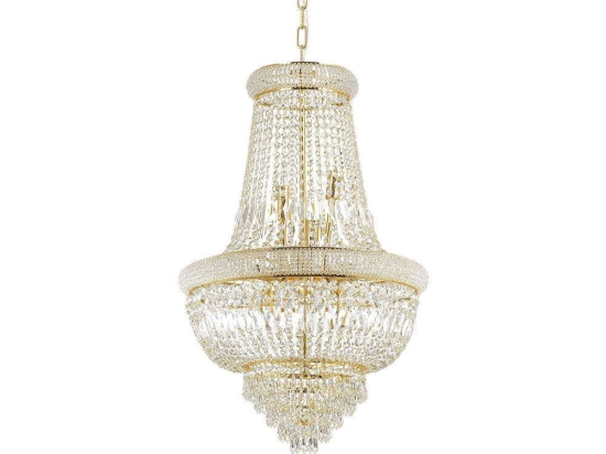 Φωτιστικό Οροφής Dubai 207216 52x98/190cm 10xE14 40W Gold Ideal Lux