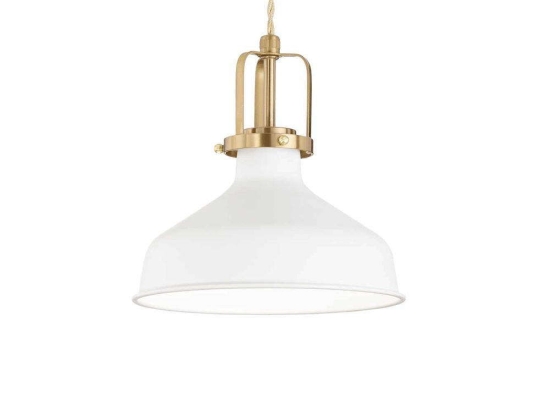 Φωτιστικό Οροφής Eris 238104 21x33/210cm 1xE27 60W White Ideal Lux