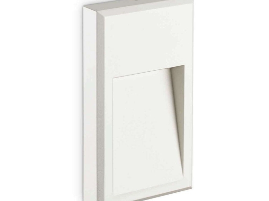 Φωτιστικό Τοίχου Febe 268361 13x22,5x3,5cm LED 6W 3000K IP65 White Ideal Lux