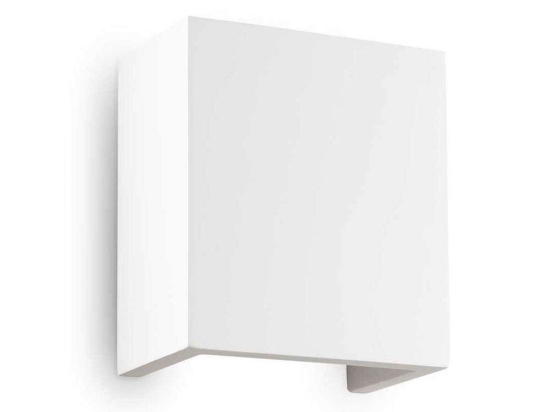 Φωτιστικό Τοίχου Flash 214672 12x12,5x7,5cm 1xG9 40W White Ideal Lux