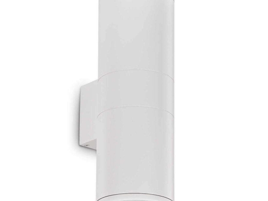 Φωτιστικό Τοίχου-Απλίκα Gun 092300 11x31x15cm 2xE27 60W IP54 White Ideal Lux