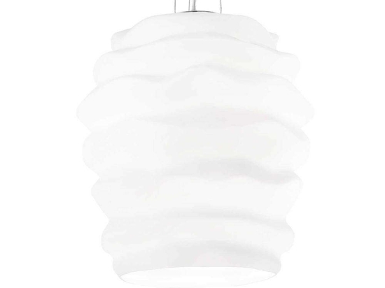 Φωτιστικό Οροφής Karma 132365 38x46/240cm 1xE27 60W White Ideal Lux