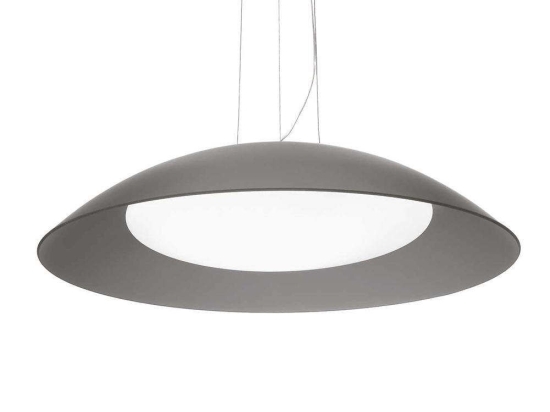 Φωτιστικό Οροφής Lena 066592 64x25/234cm 3xE27 60W Grey Ideal Lux
