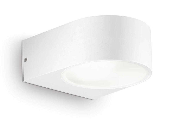 Φωτιστικό Τοίχου Iko 018522 14x7x19cm 1xE27 60W IP54 White Ideal Lux