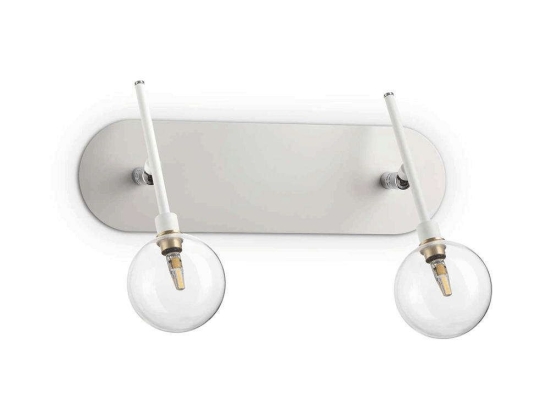 Φωτιστικό Τοίχου-Απλίκα Maracas 200385 38x27x12,5cm 2xG4 2W White Ideal Lux