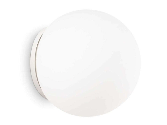 Φωτιστικό Τοίχου-Απλίκα Mapa 059822 30x30cm 1xE27 60W White Ideal Lux