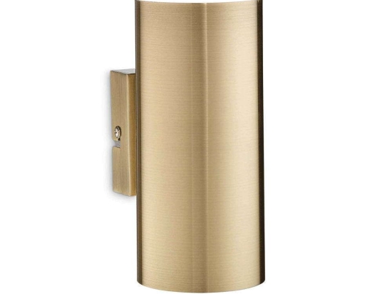 Φωτιστικό Τοίχου-Απλίκα Look 164823 8x18x11cm 2xGU10 28W Gold Ideal Lux