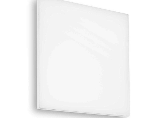 Φωτιστικό Οροφής-Πλαφονιέρα Mib Square 202921 30x5x30cm LED 19W 4000K IP65 White Ideal Lux Μέταλλο,Αλουμίνιο