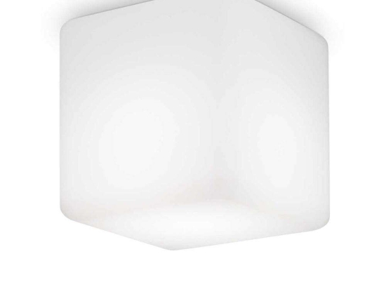 Φωτιστικό Οροφής-Πλαφονιέρα Luna 213200 11x13x11cm 1xG9 5W IP44 White Ideal Lux Θερμοπλαστικό