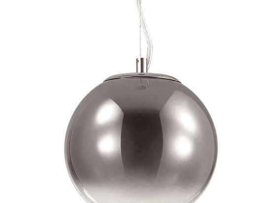 Φωτιστικό Οροφής Mapa 140728 30x36/245cm 1xE27 60W Chrome Ideal Lux