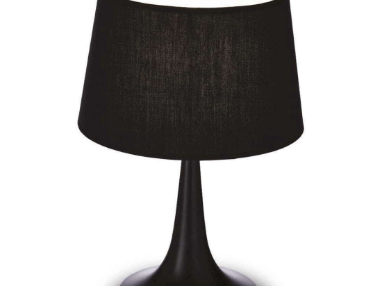 Φωτιστικό Επιτραπέζιο London 110554 23,5x36,5cm 1xE27 60W Black Ideal Lux