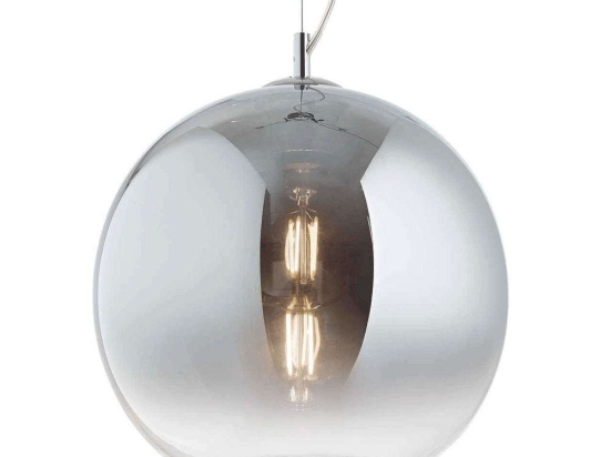 Φωτιστικό Οροφής Nemo 149592 30x32/241cm 1xE27 60W Fade Chrome Ideal Lux