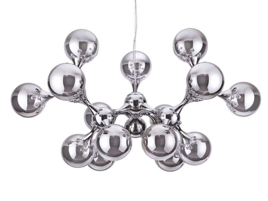Φωτιστικό Οροφής Nodi 200491 105x68/277cm 15xE14 40W Chrome Ideal Lux