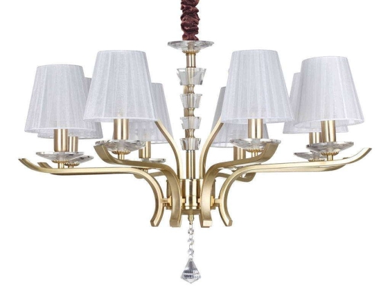 Φωτιστικό Οροφής Pegaso 197739 76x66/150cm 8xE14 40W Gold Ideal Lux