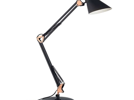 Φωτιστικό Επιτραπέζιο Sally 061160 23x58x36cm 1xE27 42W Black-Bronze Ideal Lux
