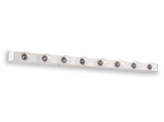 Φωτιστικό Τοίχου-Απλίκα Prive' 159522 80,5x4x8cm 8xE14 40W White Ideal Lux Μέταλλο