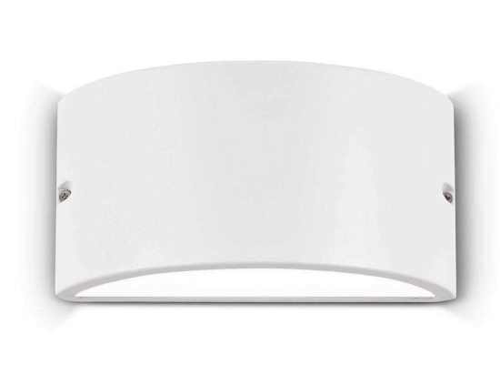 Φωτιστικό Τοίχου-Απλίκα Rex-2 092416 25x12x13cm 1xE27 60W IP44 White Ideal Lux