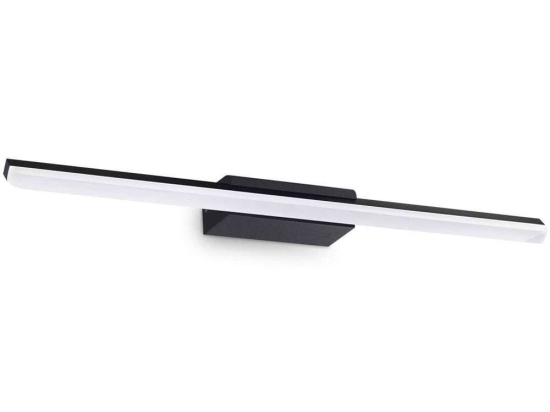 Φωτιστικό Τοίχου - Απλίκα Riflesso 302232 62x9x4cm Led 1800lm 17W 3000K Black Ideal Lux
