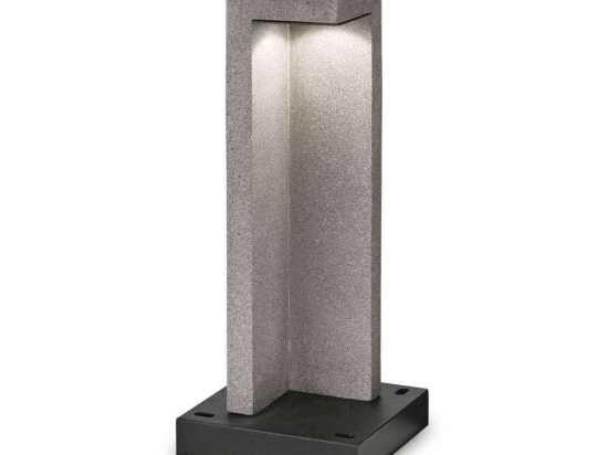 Φωτιστικό Δαπέδου Titano 246994 18x49x18cm LED 9W 3000K IP55 Grey Ideal Lux